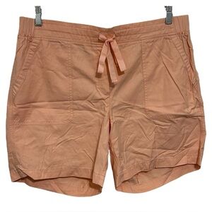 Talbots Women’s 1X Pink Tie Waist Shorts NWOT